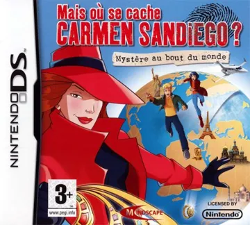 Wo auf der Welt Ist Carmen Sandiego - Das Geheimnis am Ende der Welt (Europe) (De,Es) box cover front